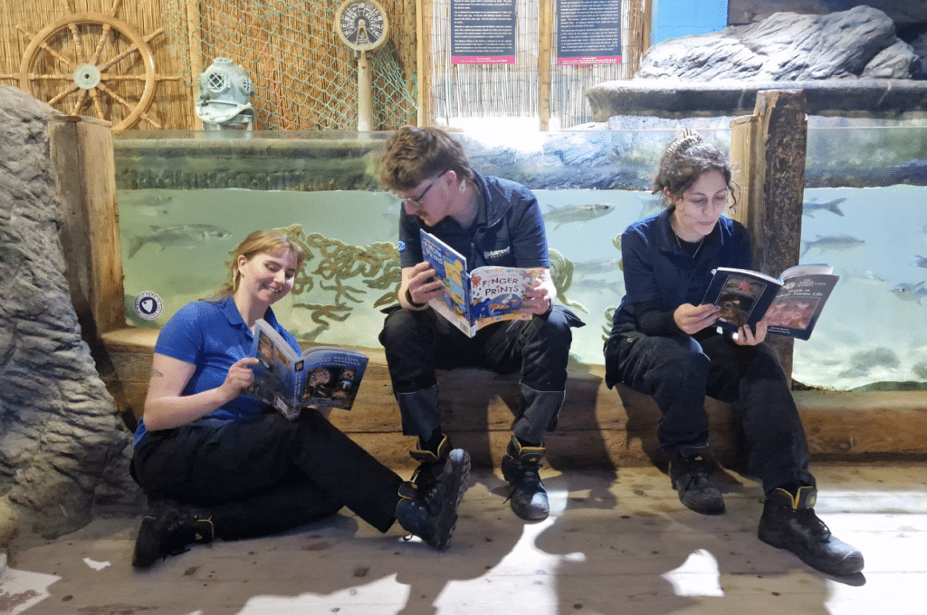 Blue Reef Aquarium Newquay Supporting New Cornwall Libraries Scheme